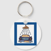 Car Wash Sign Schlüsselanhänger (Vorderseite)