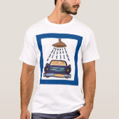 Car Wash Sign T-Shirt (Vorderseite)