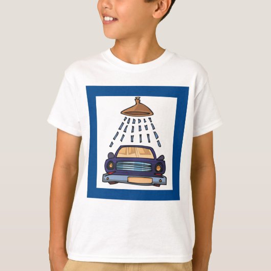 Car Wash Sign T-Shirt (Vorderseite)