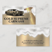 Car Wash | Sprühflasche | Seifenspulen Visitenkarte (Vorne/Hinten)