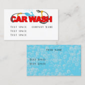 Car Wash Visitenkarte (Vorne/Hinten)