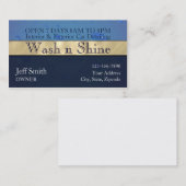 Car Wash Visitenkarte (Vorne/Hinten)