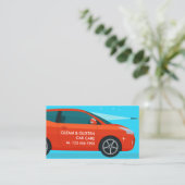 Car Washing Detection Visitenkarte (Stehend Vorderseite)