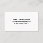 Car Wrench-Logo | Mechanisch Visitenkarte (Rückseite)