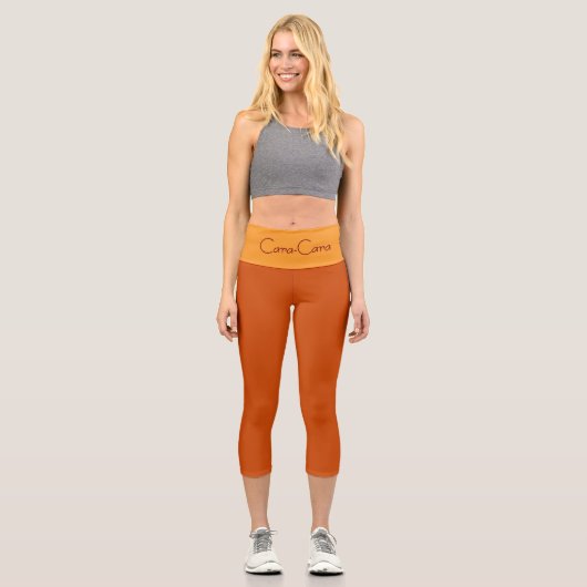 "CARA-CARA" Custom High-Waisted Capri Pants  (Vorderseite)