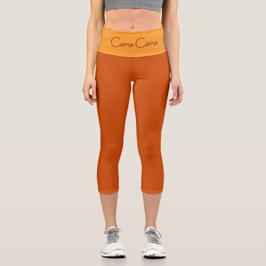 "CARA-CARA" Custom High-Waisted Capri Pants (Vorderseite)