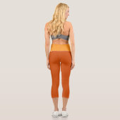 "CARA-CARA" Custom High-Waisted Capri Pants  Leggings (Rückseite)