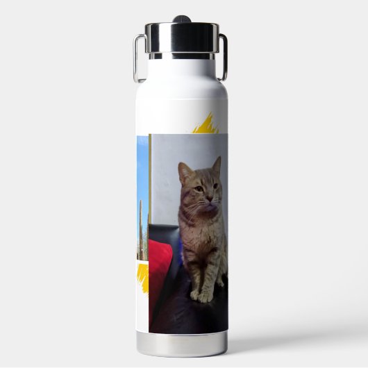 cara de gato trinkflasche (Vorderseite)