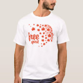 Cara del espíritu libre, otoño T-Shirt (Vorderseite)