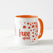 Cara del espíritu libre, otoño tasse (VorderseiteRechts)