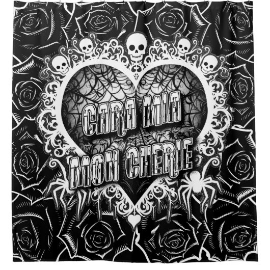 Cara Mia, Mon Cherie Duschvorhang (Vorderseite)