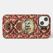 Cara Monogram IV Baroque iPhone Hülle (Rückseite (Horizontal))