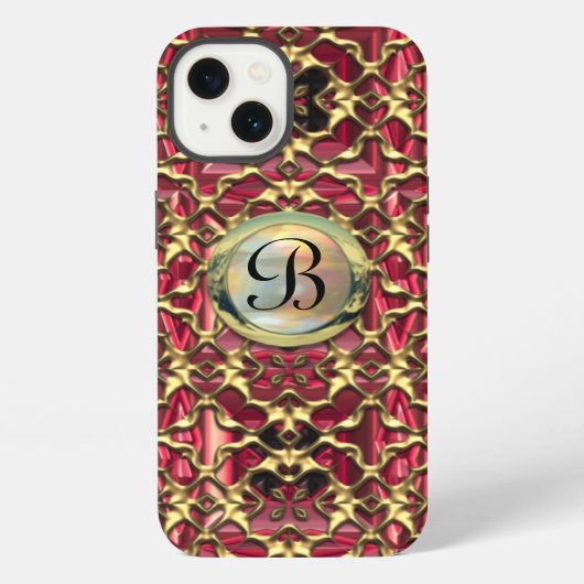 Cara Monogram IV Baroque iPhone Hülle (Rückseite)