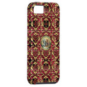 Cara Monogramm-Barock Case-Mate iPhone Hülle (Rückseite/rechts)