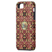 Cara Monogramm-Barock Case-Mate iPhone Hülle (Rückseite Links)