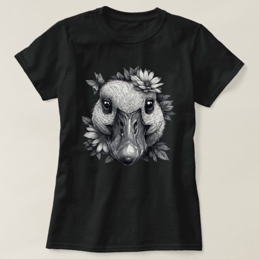 Cara the Goose Floral Women's Tee (Design vorne)