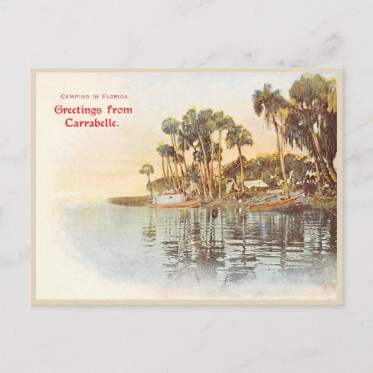 Carabelle, Florida, Vintage Grüße Postkarte (Vorderseite)