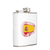 Carabiner-Flagge Spanien Flachmann (Rechts)