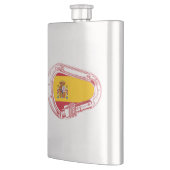 Carabiner-Flagge Spanien Flachmann (Links)