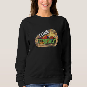 Carabiner Graphic Climbing Climdering Climber Moun Sweatshirt