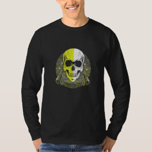 Carabiner Skull Skeleton Boulder Climber Mountain T-Shirt