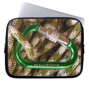 Carabiner und Klettersteig - Laptop-Sieb Laptopschutzhülle