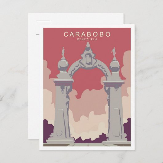 Carabobo Venezuela Kunst, Dichtung und Musik Postkarte (Vorne/Hinten)