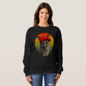 caracal meme cat sweatshirt (Vorne ganz)