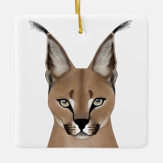 Caracal Ornaments Keramikornament (Vorderseite)