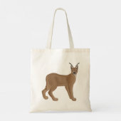 Caracal Tote Bag Tragetasche (Rückseite)