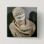 Caracalla, römischer Marmor cuirassed Fehlschlag, Button (Vorderseite)