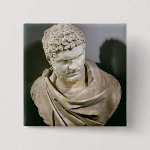 Caracalla, römischer Marmor cuirassed Fehlschlag, Button