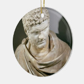 Caracalla, römischer Marmor cuirassed Fehlschlag, Keramikornament (Links)