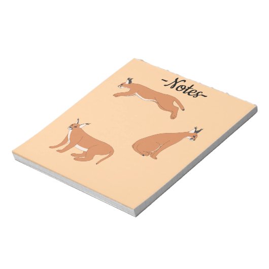 Caracals notizblock (Rotiert)