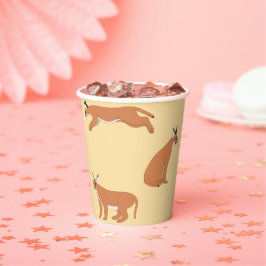 Caracals  pappbecher