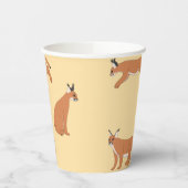 Caracals  pappbecher (Links)
