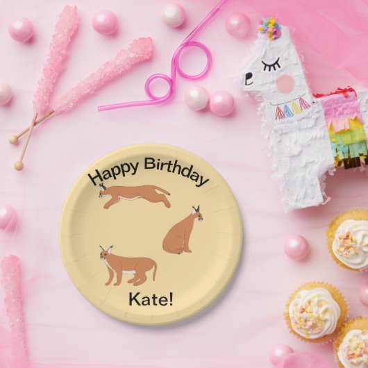 Caracals Pappteller (Party)