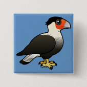 Caracara mit Haube Button (Vorderseite)