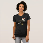 Caracara mit Haube T-Shirt (Vorne ganz)