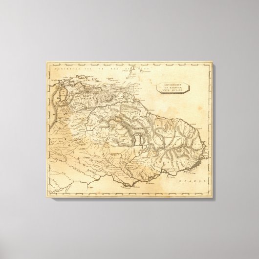 Caracas, Guyana Leinwanddruck (Vorderseite)