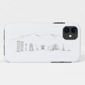 Caracas Line iPhone Case (Rückseite (Horizontal))