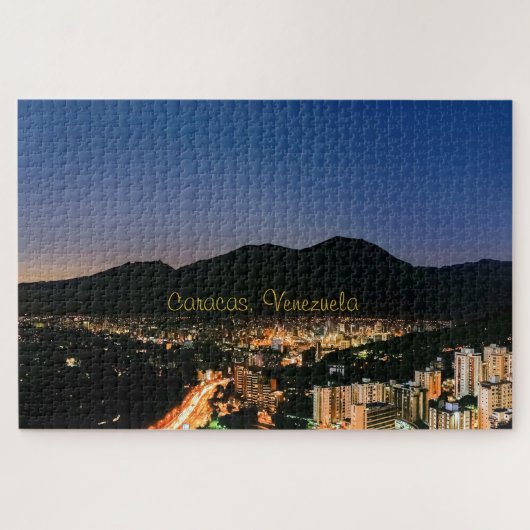 Caracas nachts puzzle (Horizontal)