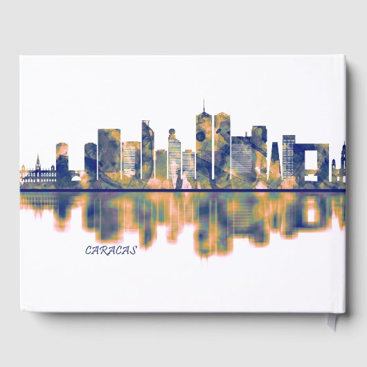 Caracas Skyline Gästebuch (Rückseite)