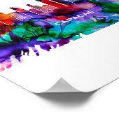 Caracas Skyline Poster (Ecke)