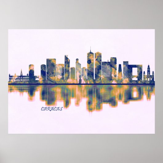 Caracas Skyline Poster (Vorne)