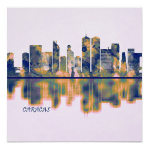Caracas Skyline Poster