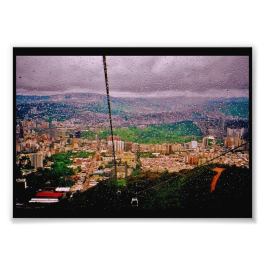 Caracas Teleferico View Fotodruck (Vorne)