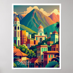 Caracas Venezuela Kunst, Dichtung und Musik Poster