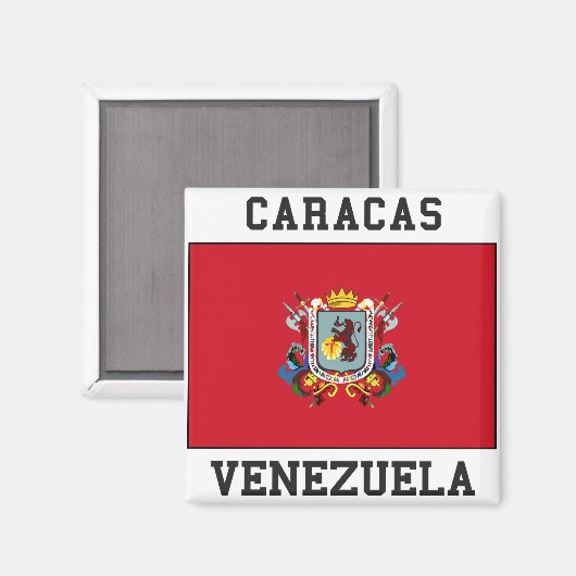 Caracas, Venezuela Magnet (Vorderseite/Rückseite)