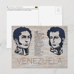 Caracas, Venezuela Reise-Postkarte Postkarte